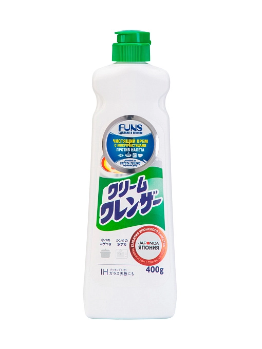 FUNS Крем чистящий универсальный для кухни, ванны и туалета с микрочастицами, 400 г FUNS Крем чистящий универсальный для кухни, ванны и туалета с микрочастицами, 400 г