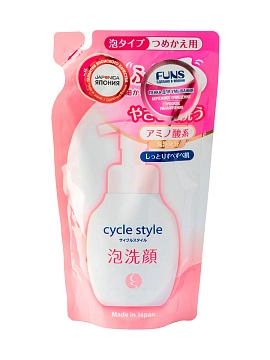 FUNS Cycle Style Пенка для умывания увлажняющая (сменный блок), 220 мл FUNS Cycle Style Пенка для умывания увлажняющая (сменный блок), 220 мл