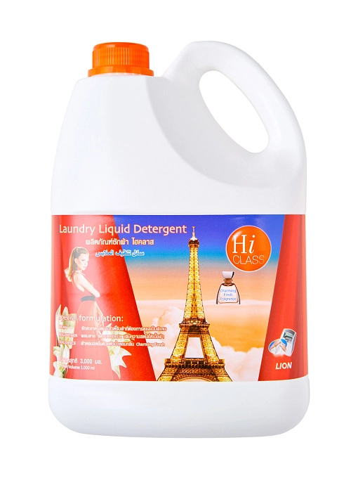 LION Hi-Class Гель концентрированный для стирки цветного белья, 3000 мл