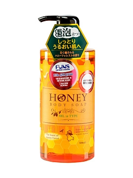 FUNS Honey Oil Гель для душа увлажняющий с экстрактом меда и маслом жожоба, 500 мл FUNS Honey Oil Гель для душа увлажняющий с экстрактом меда и маслом жожоба, 500 мл