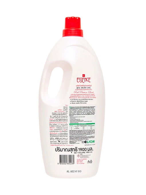 LION Essence Red Passion Гель-концентрат для стирки белья с эффектом  кондиционера и ароматом сладких цветов, 1900 мл