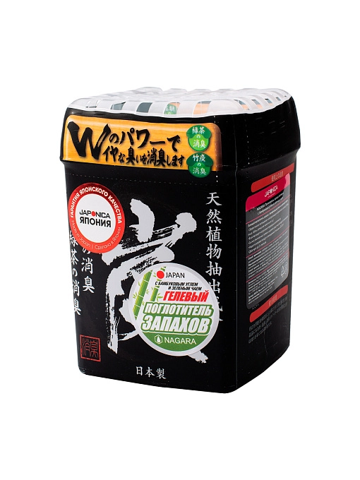 Поглотитель запаха гелевый с бамбуковым углем и зеленым чаем, 320 г