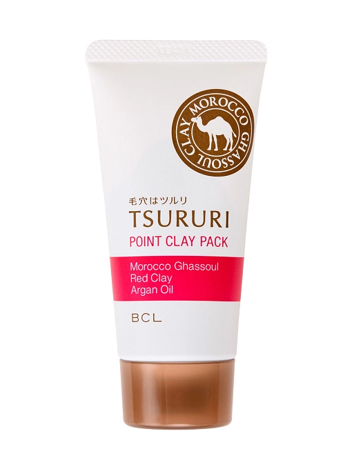 TSURURI Очищающая маска для Т-зоны с марокканской глиной гассул и маслом арганы, 55 г TSURURI Очищающая маска для Т-зоны с марокканской глиной гассул и маслом арганы, 55 г