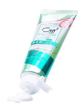 SUNSTAR Ora2 Me Паста зубная для отбеливания зубов и удаления налета "чай с жасмином", 125 г