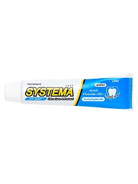 LION Systema Паста зубная для глубокой очистки зубов со вкусом ледяной мяты, 80 г