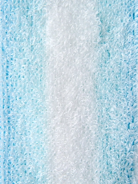 MARNA Rabbit Tail Мочалка-полотенце для тела голубая, мягкая 1 шт