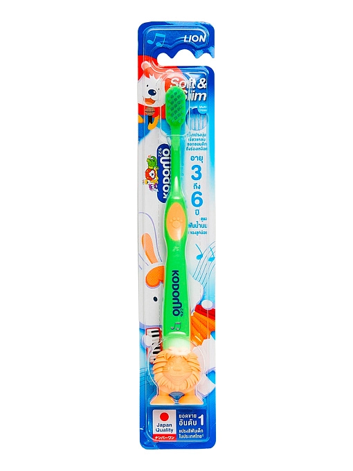 LION Kodomo Щётка зубная для детей от 3 до 6 лет LION Kodomo Щётка зубная для детей от 3 до 6 лет