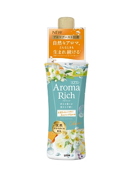 LION Aroma Rich Claire Кондиционер-ополаскиватель для белья, 480 мл
