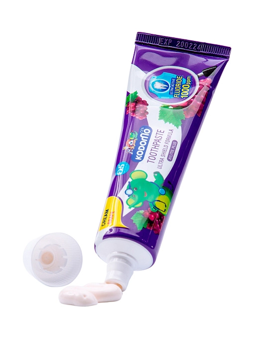 LION Kodomo Паста зубная для детей с 6 месяцев с ароматом винограда, 65 г LION Kodomo Паста зубная для детей с 6 месяцев с ароматом винограда, 65 г