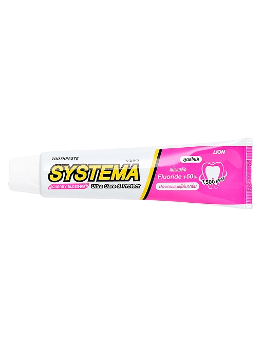 LION Systema Паста зубная с ароматом японской сакуры, 80 г