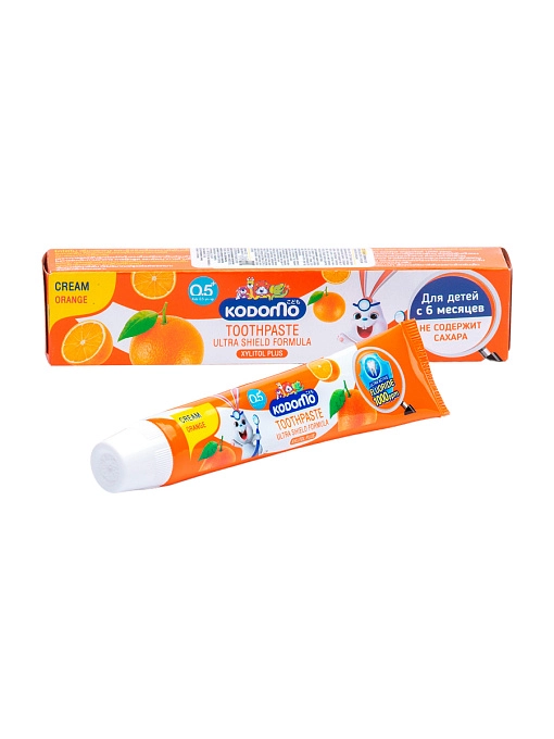 Паста зубная для детей с 6 месяцев с ароматом апельсина, 40 г