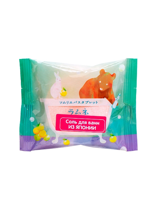 CHARLEY Sommelier Соль-таблетка для ванны расслабляющая с ароматом юдзу, 40 г