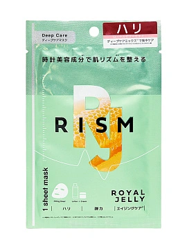 RISM Тканевая маска для интенсивного ухода за кожей с маточным молочком "Повышение упругости и эластичности" 1 шт