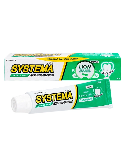 LION Systema Паста зубная для ухода за деснами 80 г LION Systema Паста зубная для ухода за деснами 80 г