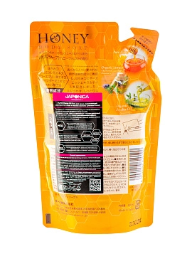 FUNS Honey Oil Гель для душа увлажняющий с экстрактом меда и маслом жожоба (сменный блок), 400 мл FUNS Honey Oil Гель для душа увлажняющий с экстрактом меда и маслом жожоба (сменный блок), 400 мл