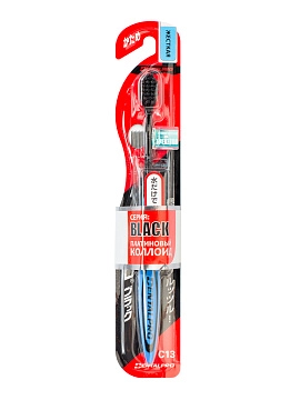 DENTALPRO Black Compact Head Щетка зубная одноуровневая (жесткая) DENTALPRO Black Compact Head Щетка зубная одноуровневая (жесткая)