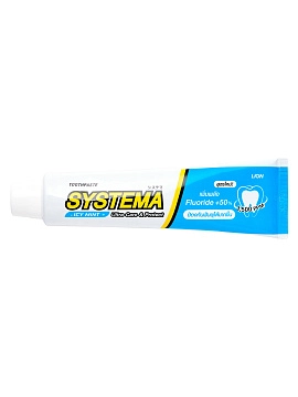 LION Systema Паста зубная для глубокой очистки зубов со вкусом ледяной мяты, 140 г LION Systema Паста зубная для глубокой очистки зубов со вкусом ледяной мяты, 140 г