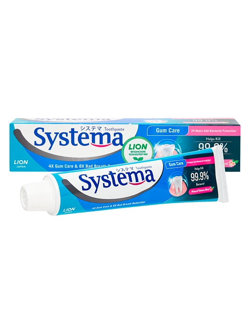 LION Systema Паста зубная с ароматом японской сакуры, 160 г LION Systema Паста зубная с ароматом японской сакуры, 160 г
