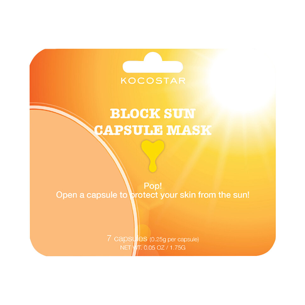 Kocostar  Инкапсулированный солнцезащитный крем SPF50 + PA+ + +  / Sunscreen Capsule Mask Single